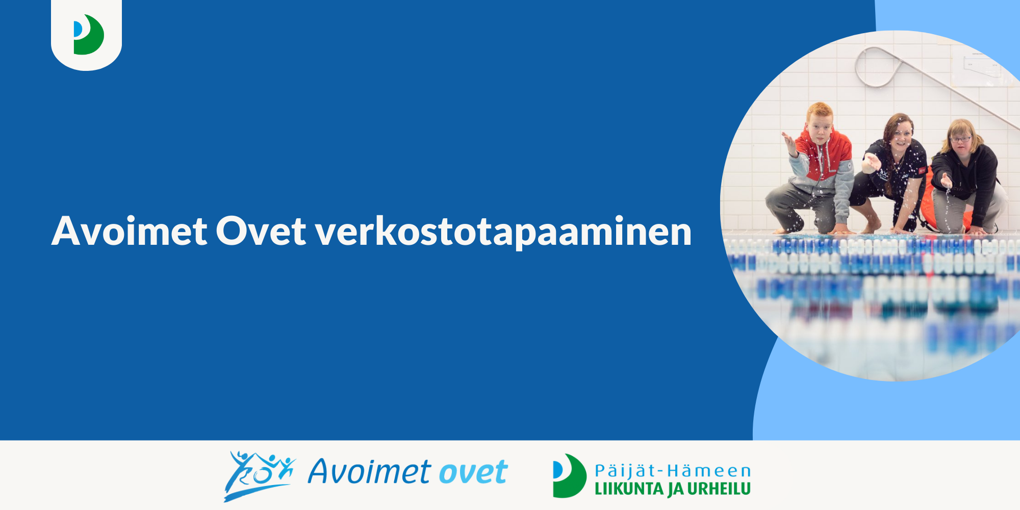 Avoimet ovet verkostotapaaminen mainos.